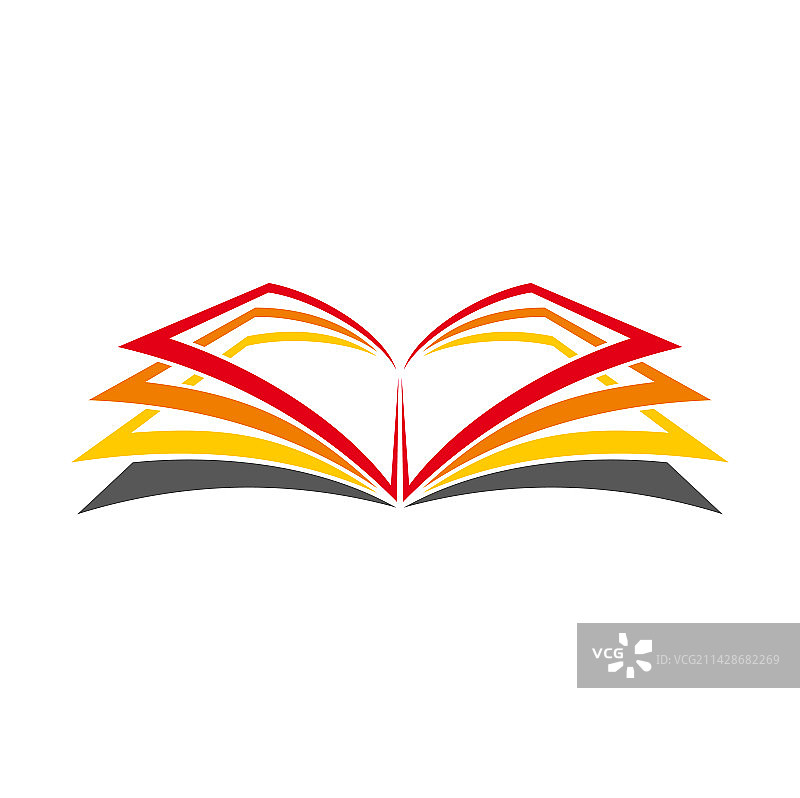 打开的书本教科书或日记图标图片素材