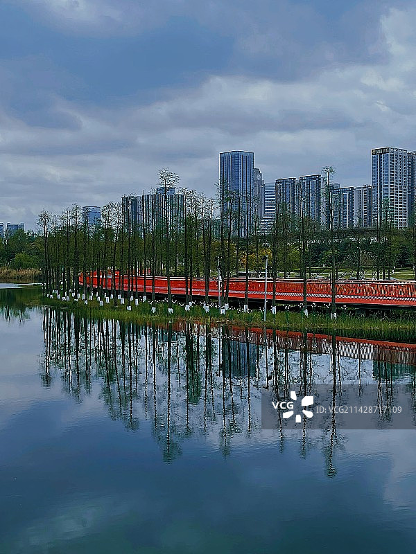 春色美～成都锦城公园图片素材