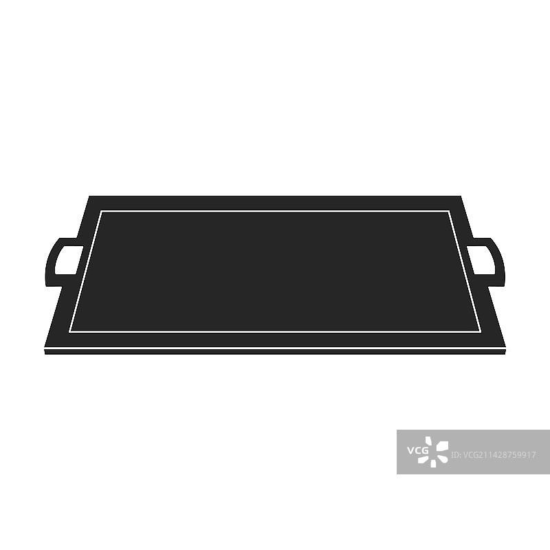黑色食物托盘图标图片素材