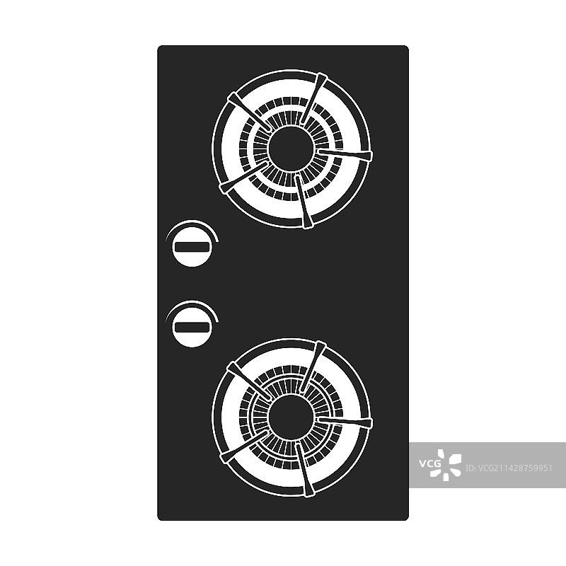 燃气灶黑色图标图片素材