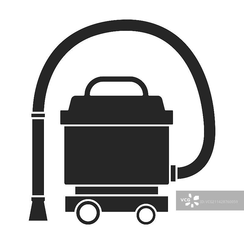 黑色吸尘器图标图片素材