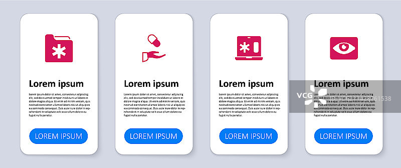 笔记本电脑上红色眼睛效果的临床记录图片素材