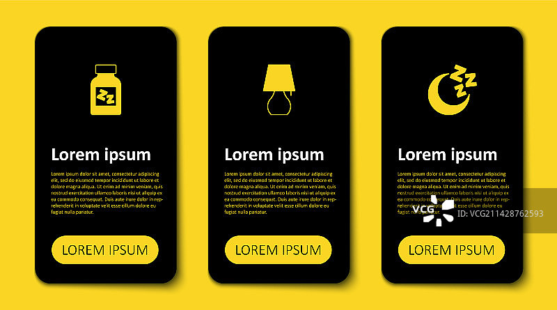 月亮星星台灯和安眠药合集图片素材