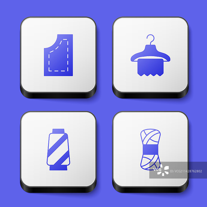 缝纫图案衣架衣柜线图片素材