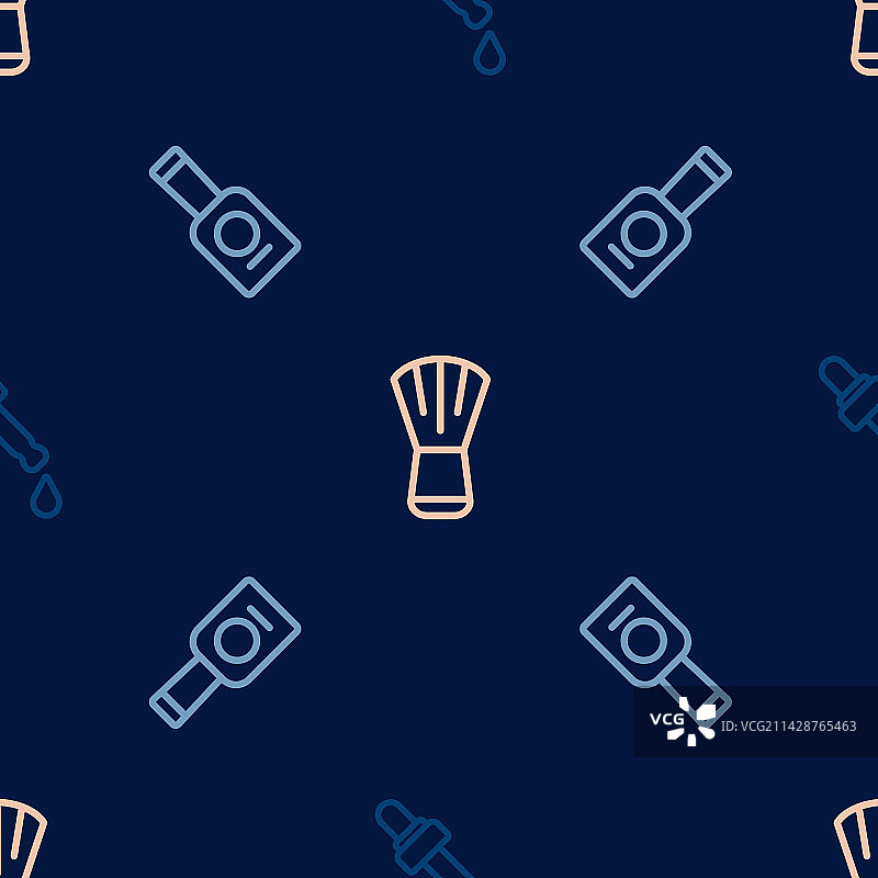 带油的移液器指甲油瓶套装图片素材