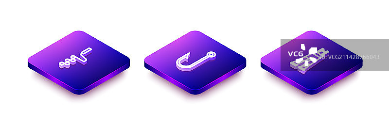 2.5D手持冰钻钓鱼钩图片素材