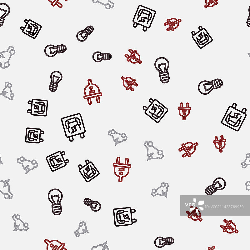 线性电气面板创意灯具图片素材