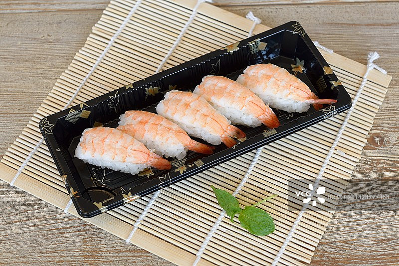 虾仁寿司图片素材
