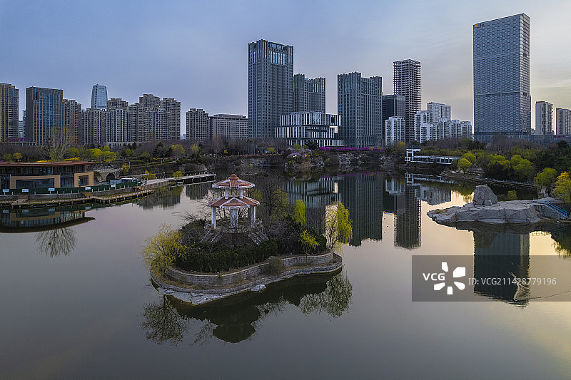 日照银河公园春色满园图片素材