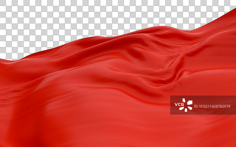 3D渲染红色波纹图片素材