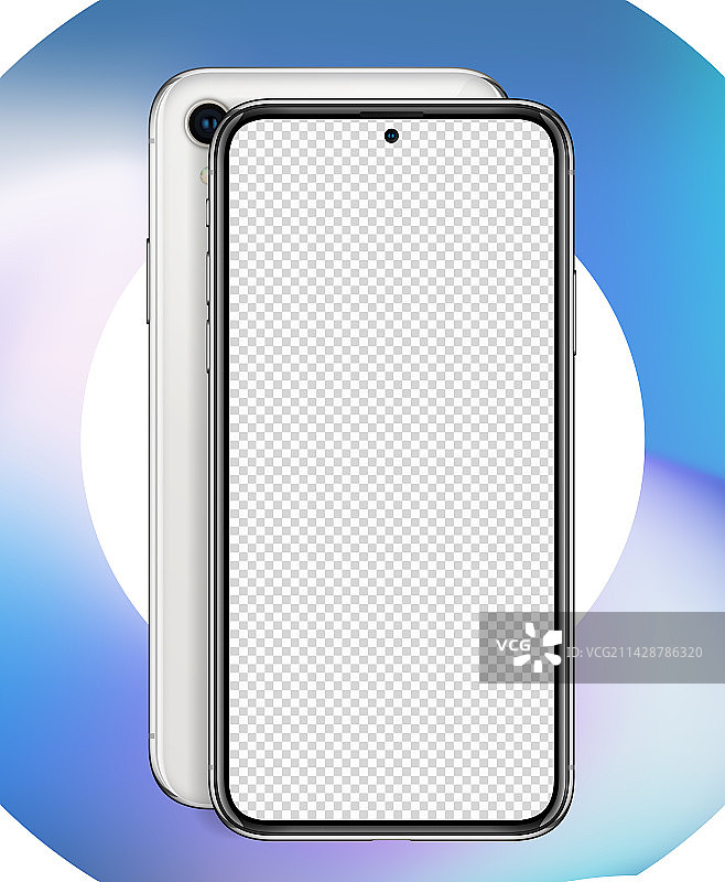 极简智能手机模型样机图片素材