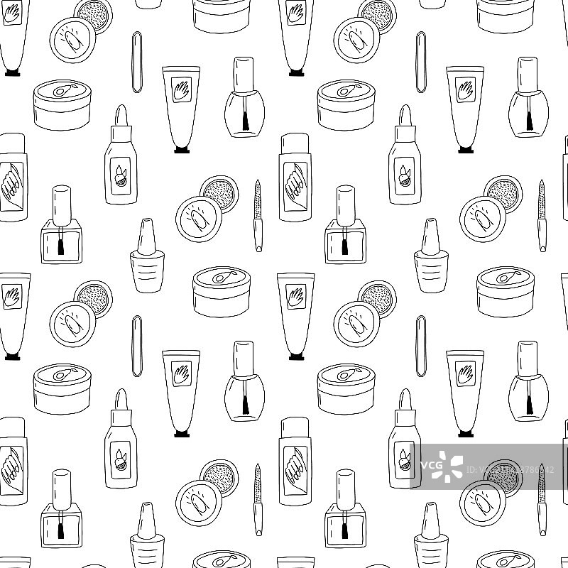 手部护理和美甲工具图片素材