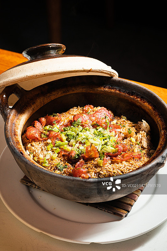 美食腊味饭图片素材