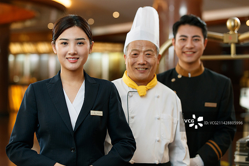 酒店服务人员图片素材