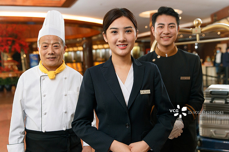 酒店服务人员图片素材