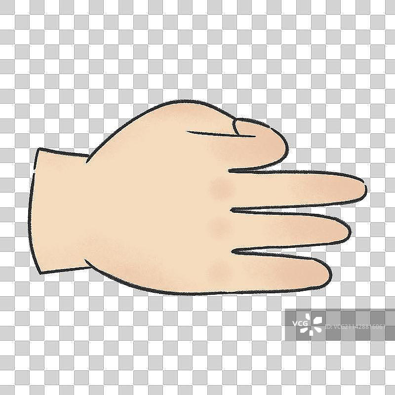 汉语手指字母图E插画图像图片素材