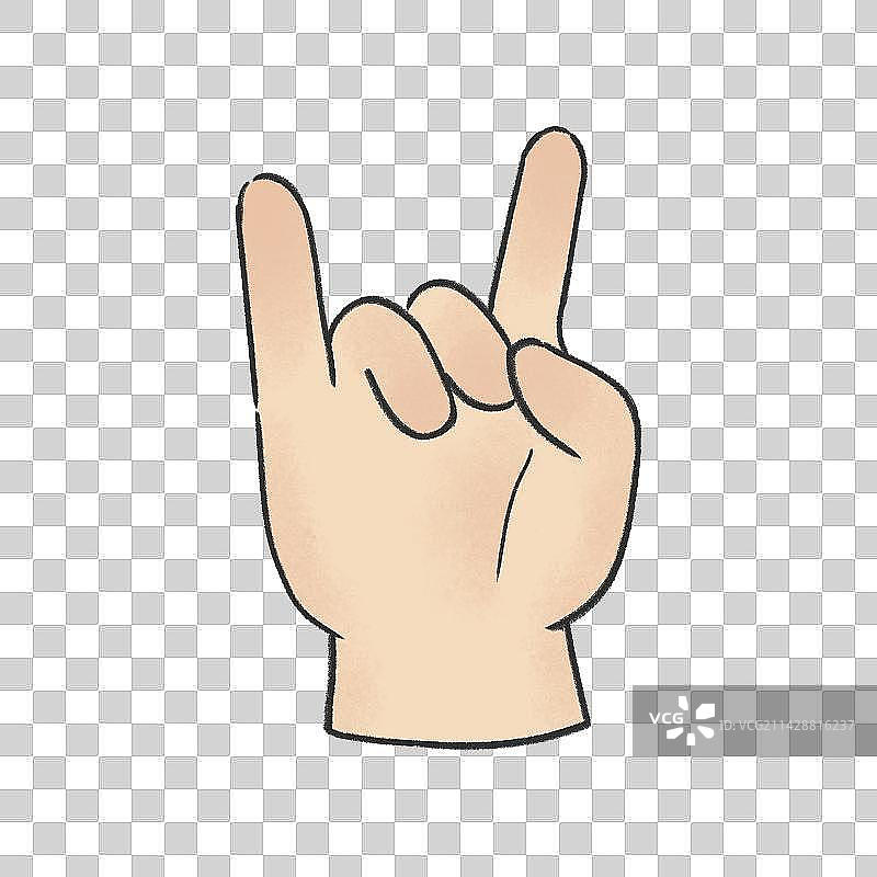 汉语手指字母图T插画图像图片素材