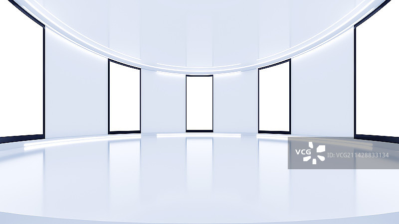 3D现代大气简洁空间背景图片素材