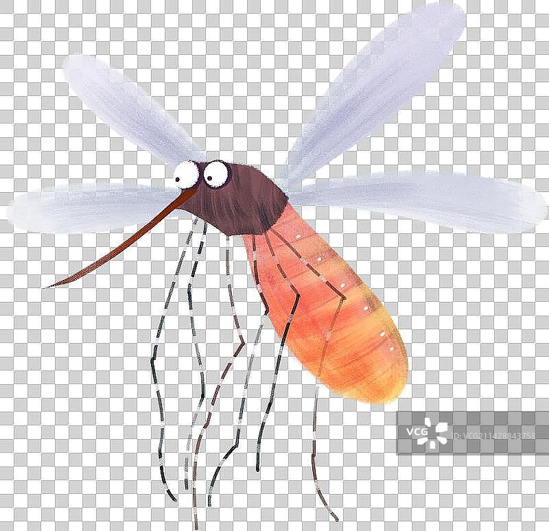 卡通蚊子元素图片素材