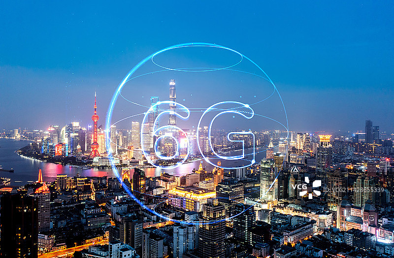 6G网络科技城市图片素材