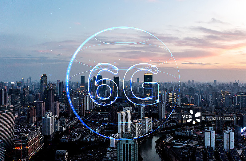 6G网络科技城市图片素材