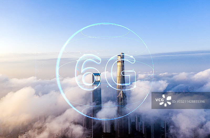 6G网络科技城市图片素材