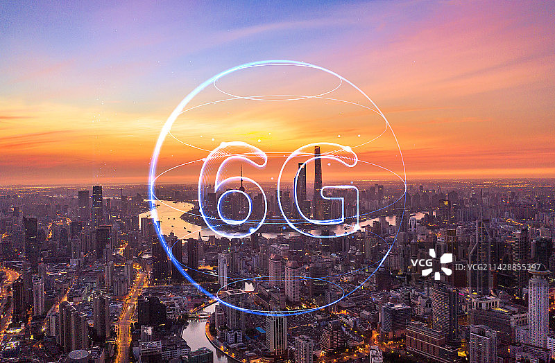 6G网络科技城市图片素材