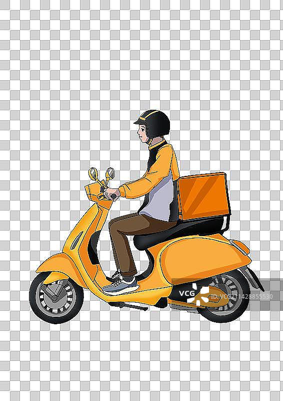 外卖员图片素材