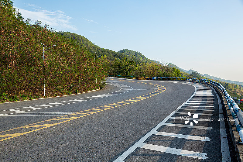 山路弯道图片素材