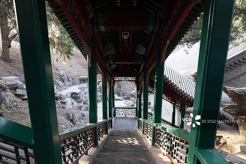 北京北海公园园中之园濠濮间图片素材