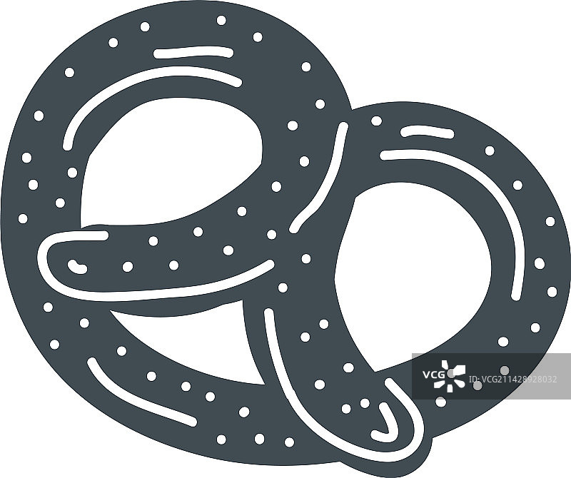 椒盐卷饼烘焙图标图片素材