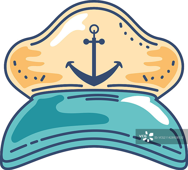 水手帽航海图标图片素材