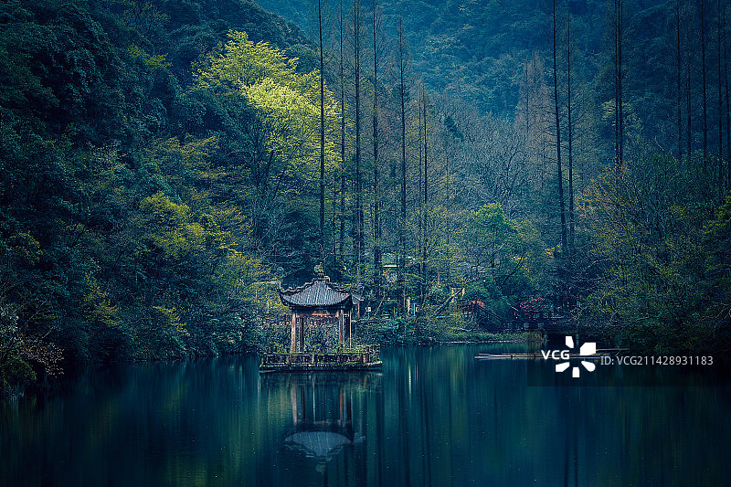 宁波市宁海县森林温泉景区图片素材