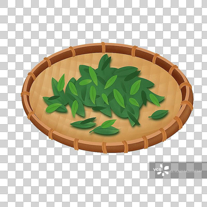 簸箕，茶叶图片素材