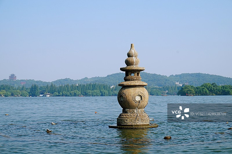 三潭印月图片素材