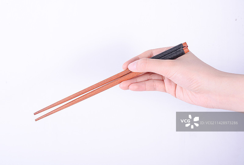 女性手拿餐具图片素材