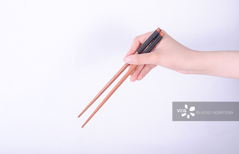 女性手拿餐具图片素材