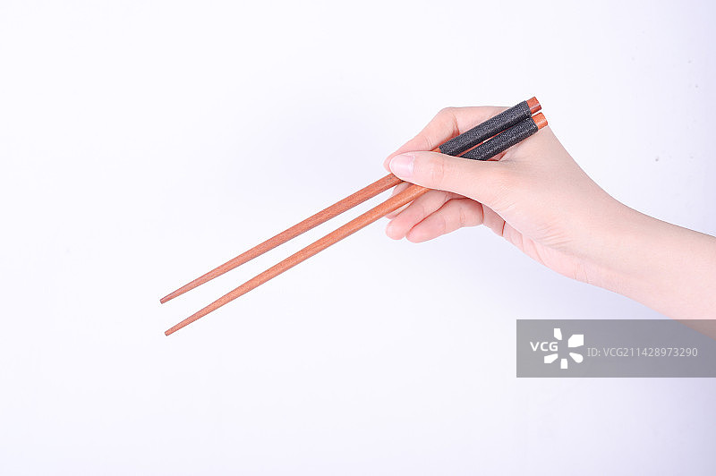 女性手拿餐具图片素材