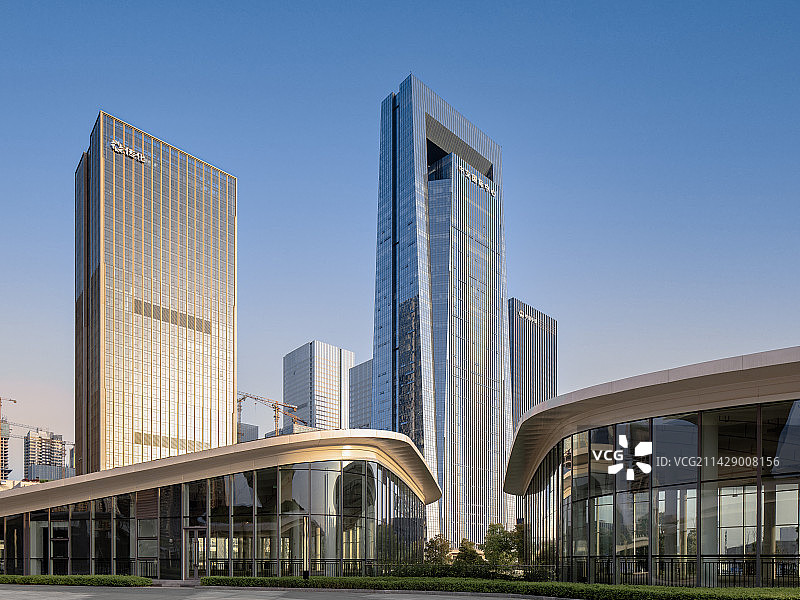 成都天府新区核心商务区图片素材