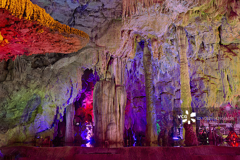 云南省宜良县“九乡风景区”风光图片素材