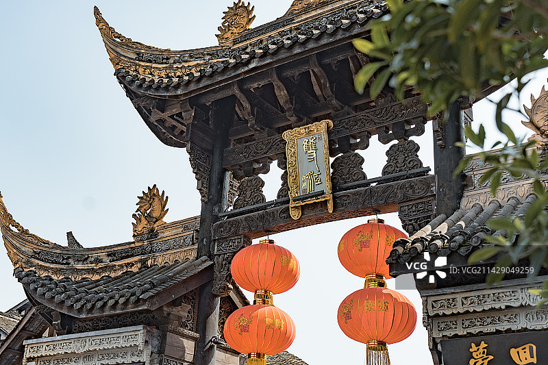 潼南菜花节和双江古镇图片素材