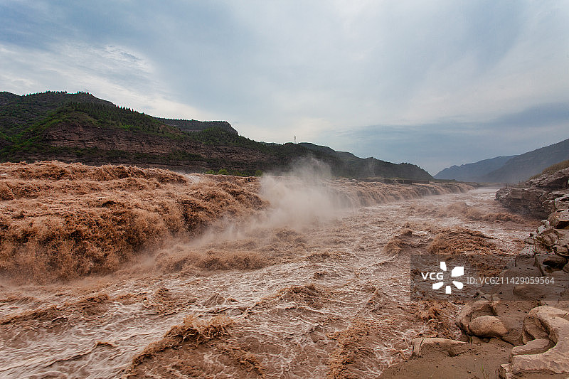 黄河壶口瀑布景区图片素材