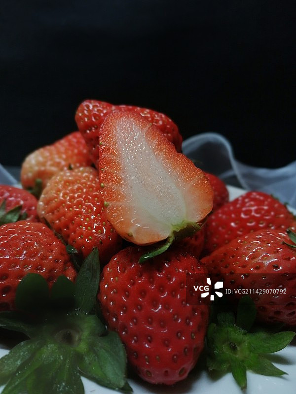 草莓季图片素材