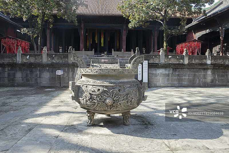 四川省乐山市犍为县，犍为文庙，儒家文化，全国重点文物保护单位，中式建筑，庙堂，文物建筑，参观，旅游图片素材