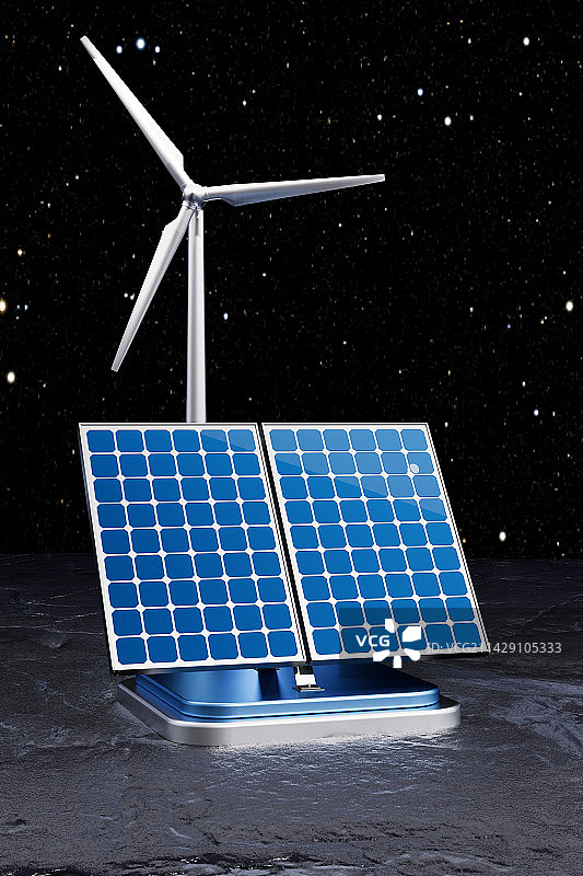 3D渲染的新能源题材图片图片素材