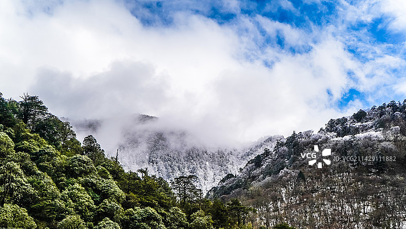 彝景风情（孟获城+彝海）图片素材