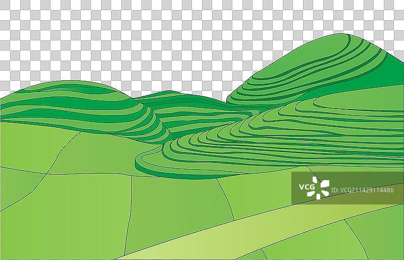 农村农业锄头铲无人机能源太阳能房屋工具插画图片素材