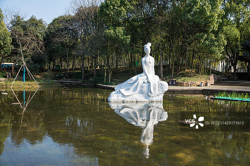 诸暨西施故里图片素材