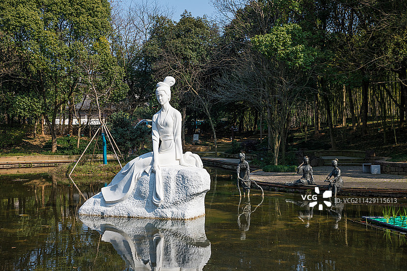 诸暨西施故里图片素材