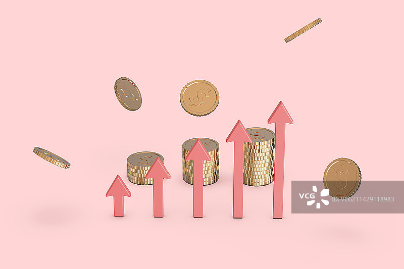 金融概念插画图片素材